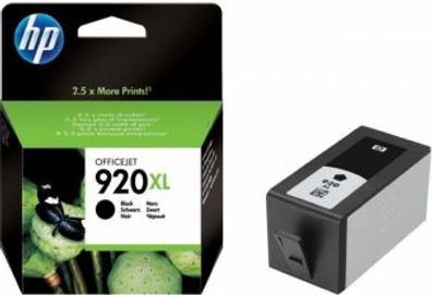 HP 920XL Schwarz Original Tintenpatrone mit hoher Reichweite