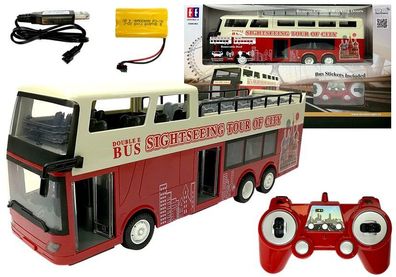 Ferngesteuerter Doppeldeckerbus R/C 2.4G 1:18