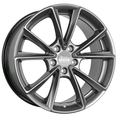 4x MAM A5 palladium painted 8.5x20 ET45 - LK5/112 ML66.6 Felge Alu