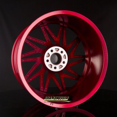 4x Keskin KT20 Future candy red 8.5x19 ET45 - LK5/112 ML72.6 Felge Alu