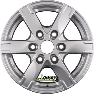 4x Alutec Titan polar-silber 8x18 ET53 - LK6/139.7 ML93.1 Felge Alu