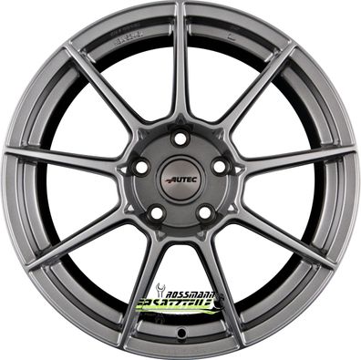 4x Autec Typ CR - ClubRacing hyper silber 7.5x17 ET35 - LK5/112 ML70 Felge Alu