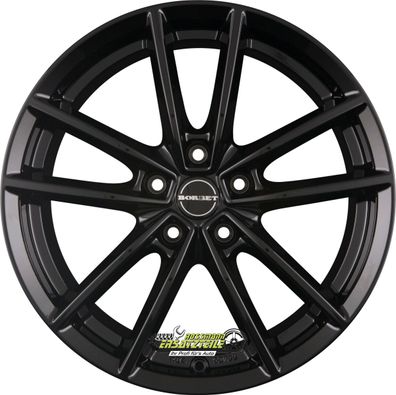4x Borbet W black glossy 8x20 ET45 - LK5/108 ML72.5 Felge Alu