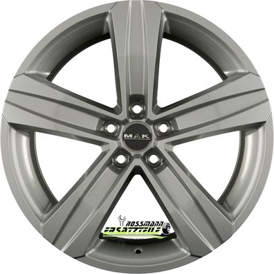 4x Mak Stone 5 silver 6.5x16 ET65 - LK5/118 ML71.1 Felgen Alufelgen