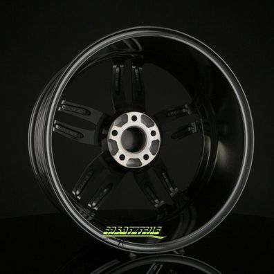 4x Carmani 13 Twinmax black polish 8.5x19 ET35 - LK5/120 ML72.6 Felgen Alufelgen