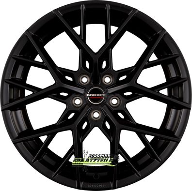 4x Borbet BY black matt 8x18 ET44 - LK5/112 ML57.1 Felge Alu