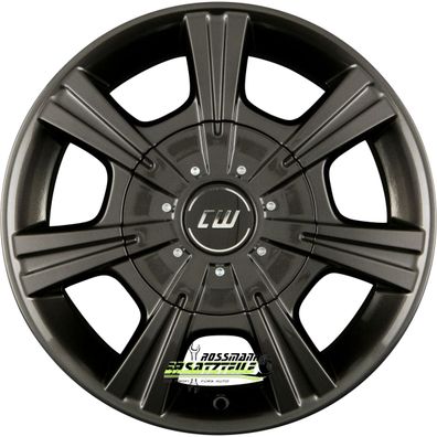 4x Borbet CH mistral anthracite glossy 7.5x17 ET63 - LK5/130 ML89.1 Felge Alu