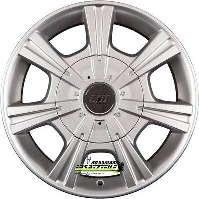 4x Borbet CH crystal silver 7.5x17 ET50 - LK6/139.7 ML93.05 Felge Alu