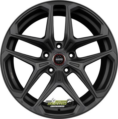 2x Momo RF04 sandblast black 11.5x20 ET51 - LK5/130 ML71.5 Felge Alu