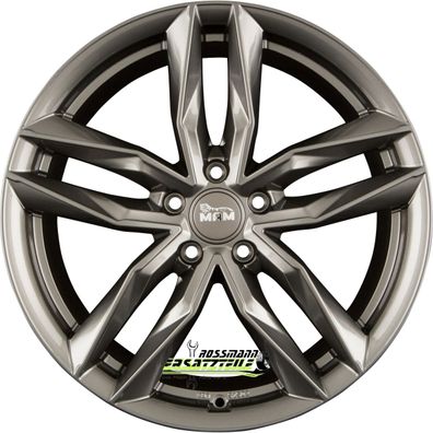 4x MAM RS3 palladium painted 8.5x20 ET45 - LK5/112 ML66.6 Felge Alu