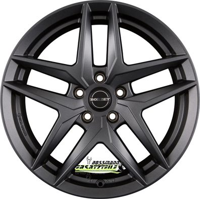 4x Borbet Z dark grey matt 8.5x20 ET43 - LK5/112 ML66.5 Felge Alu