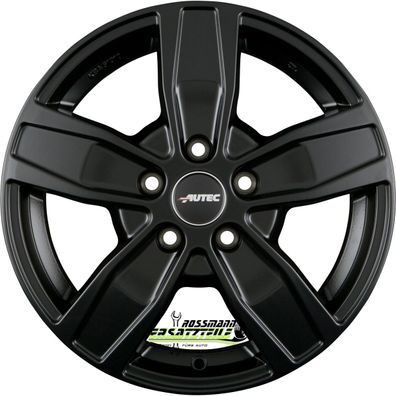 4x Autec Typ Q - Quantro 5-Loch schwarz matt 7x17 ET60 - LK5/118 ML71.1 Felge Alu