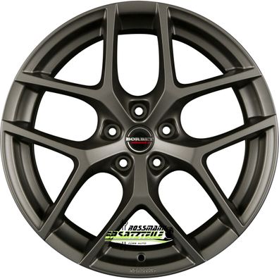 4x Borbet Y titan matt 19-Zoll 8x19 ET44 - LK5/112 ML57.1 Felge Alu