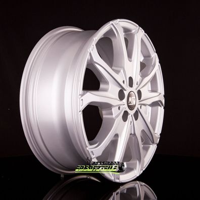 4x MSW 48 Van full silver 6.5x16 ET62 - LK6/130 ML84.1 Felgen Alufelgen