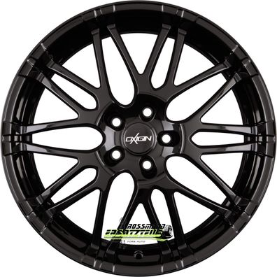 4x Oxigin 14 Oxrock black 8.5x18 ET35 - LK5/112 ML72.6 Felge Alu