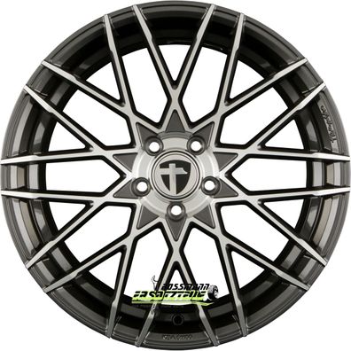 4x Tomason TN19 dark hyperblack polished 8.5x20 ET45 - LK5/112 ML72.6 Felgen