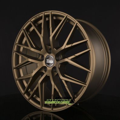 4x MAM RS4 bronze 8.5x19 ET45 - LK5/112 ML72.6 Felge Alu