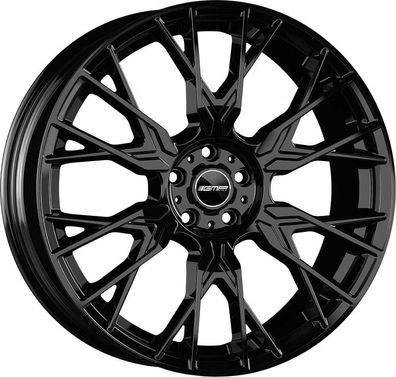 2x GMP Fender black glossy 10.5x21 ET43 - LK5/112 ML66.6 Felge Alu