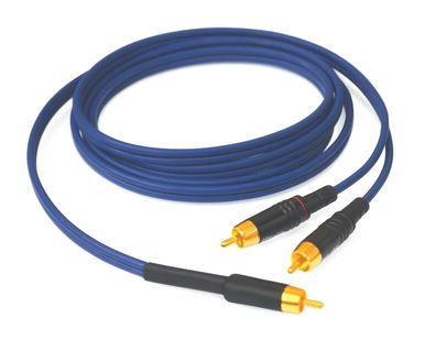 Sommercable -Onyx- Cinch-Y-Kabel für Subwoofer - Blau