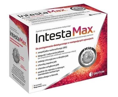 Intesta Max - 30 Portionsbeutel für eine optimierte Darmgesundheit | Hergestellt