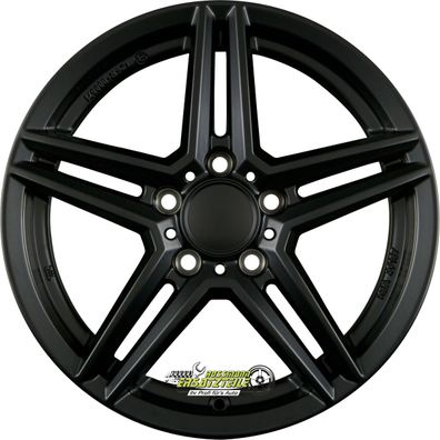 4x Rial M10 racing-schwarz 9.5x19 ET51 - LK5/112 ML66.5 Felge Alu