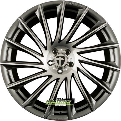 4x Tomason TN16 dark hyperblack polished 8x18 ET40 - LK5/108 ML72.6 1240000002