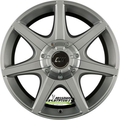 4x Borbet CWE crystal silver 8x17 ET30 - LK5/114.3 ML71.6 Felge Alu