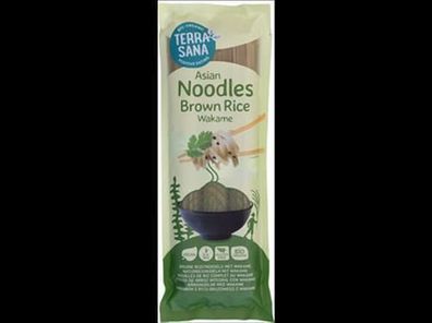 TerraSana 6x Naturreisnudeln mit Wakame 250g