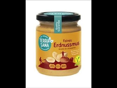 TerraSana 6x Erdnussmus fein 250g