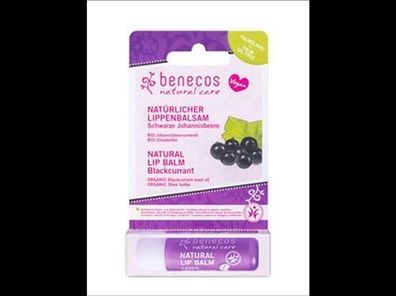 benecos 6x benecos Natural Lip Balm Cassis 4,7g