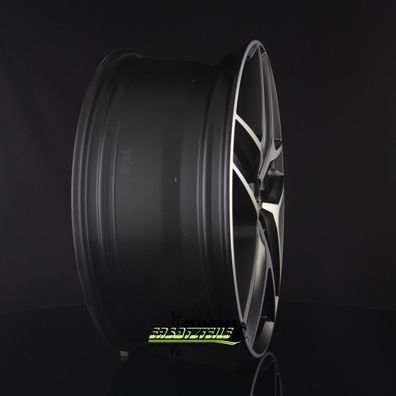 4x Borbet CWZ black polished matt 7.5x18 ET53 - LK5/120 ML65.1 Felge Alu