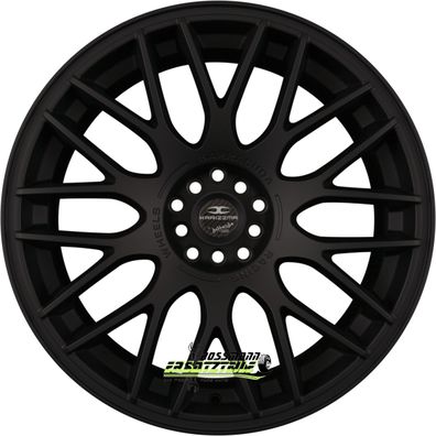 4x Barracuda Karizzma mattblack PureSports 7.5x17 ET38 - LK4/98 ML73.1 Felge Alu