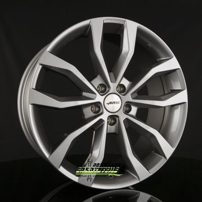 4x Autec Typ U - Uteca titansilber 9x20 ET57 - LK5/130 ML71.6 Felge Alu