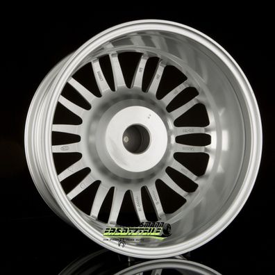 4x Borbet CW3 sterling silver 7.5x17 ET52 - LK6/130 ML84.1 Felge Alu