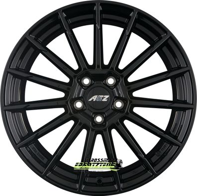 4x AEZ Atlanta black 7.5x18 ET46 - LK5/112 ML57.1 Felge Alu
