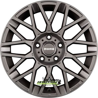 4x Momo Revenge matt anthracite 8.5x19 ET45 - LK5/108 ML72.3 Felge Alu