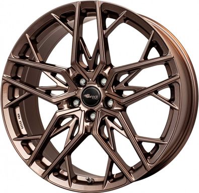 4x Brock B44 bronze-copper matt-lackiert 8.5x19 ET40 - LK5/114.3 ML72.6 Felge Alu