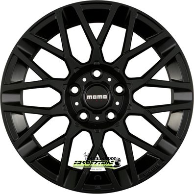 4x Momo Revenge matt black 8.5x19 ET48 - LK5/112 ML72.3 Felge Alu