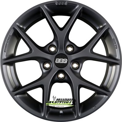 4x BBS SR himalaya-grau matt 7x16 ET36 - LK5/115 ML70.2 Felge Alu
