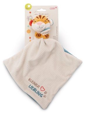 NICI 49750 - Schmusetuch Tiger "Kleiner Liebling", Kuscheltuch, Babyspielwaren