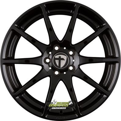 4x Tomason TN1 Flow black painted 8x20 ET45 - LK5/114.3 ML72.6 Felge Alu