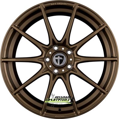 4x Tomason TN25 Superlight mattbronze 8.5x19 ET35 - LK5/120 ML72.6 1360000016 Felgen