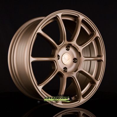 4x Barracuda Summa matt bronze 7.5x17 ET37 - LK4/98 ML73.1 Felge Alu