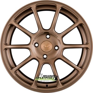 4x Barracuda Summa matt bronze 7.5x17 ET35 - LK4/100 ML73.1 Felge Alu