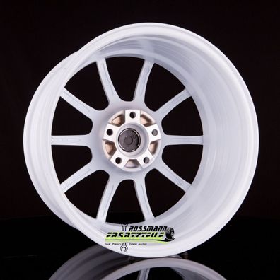 4x Barracuda Summa racing white 7.5x17 ET35 - LK4/100 ML73.1 Felge Alu