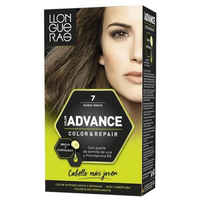 Llongueras Color Advance Hair Colour 7 Medium Blond