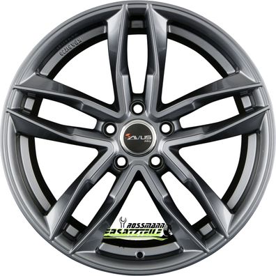 4x Avus Racing AF16 anthracite 8.5x20 ET32 - LK5/112 ML66.6 Felge Alu