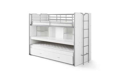 Bett Hochbett 3 Bonny Mehrfarbig 90x200 cm