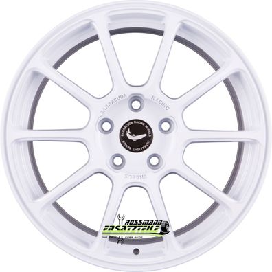 4x Barracuda Summa racing white 8x17 ET40 - LK5/114.3 ML73.1 Felge Alu