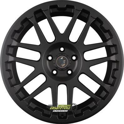 2x Etabeta Combat black matt 10x22 ET15 - LK5/112 ML66.6 Felge Alu